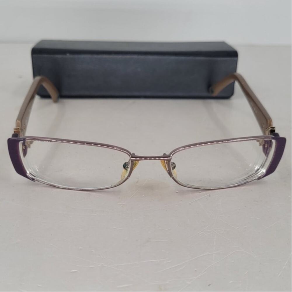 Christian Dior Violet Designer Eyeglasses Chic Italy Luxury Frames minimalist - Picture 3 of 15